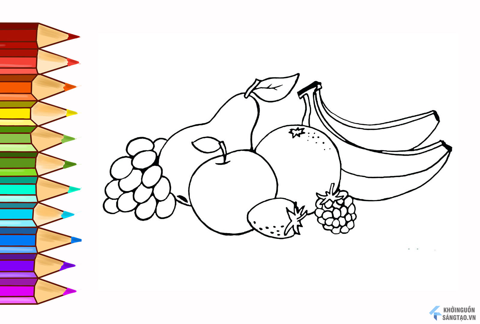 Bộ sưu tập tranh tô màu quả chuối cho bé tập tô  Trang tô màu Quạ Tranh  minh họa
