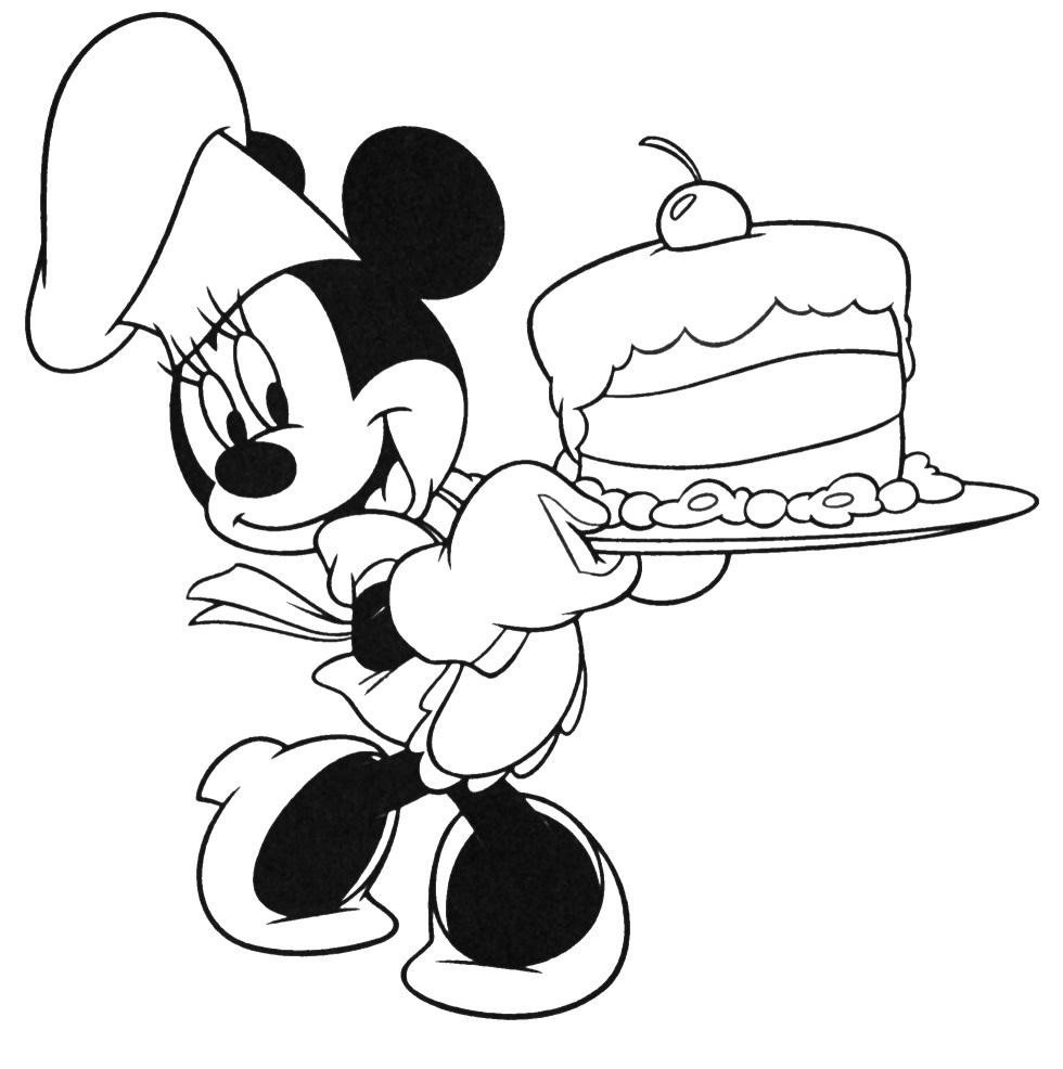 Tuyển tập bộ tranh tô màu chuột Mickey đáng yêu cho bé