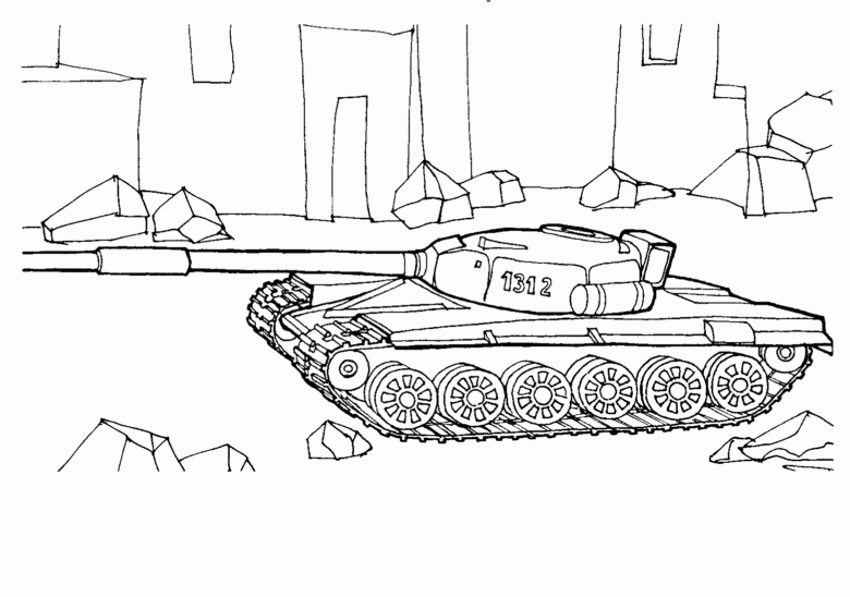 Màu đen trắng của xe tăng (3)