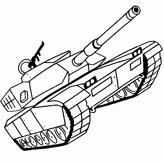 Die coolsten Panzer Malvorlagen (4)
