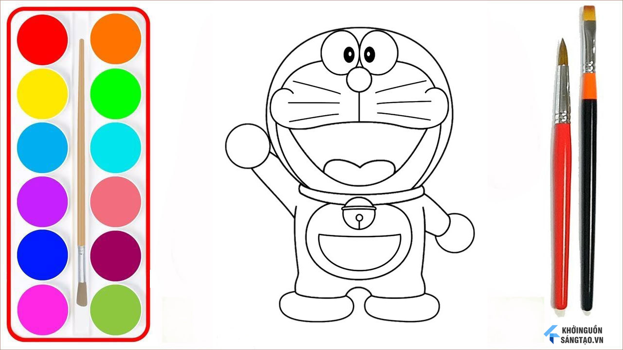 101 Hình vẽ Doraemon đơn giản bằng chì màu đẹp nhất quả đất