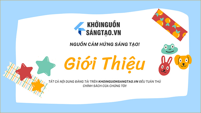 Giới thiệu - blog Khoinguonsangtao_vn