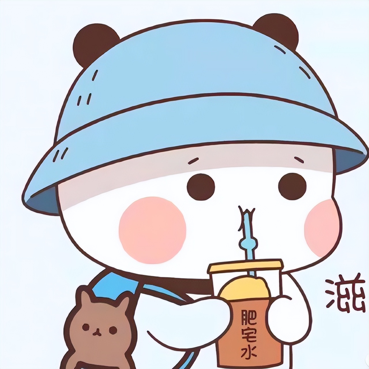 Dễ thương gấu Chibi Cute avatar Anime gấu trúc  Pepsilan