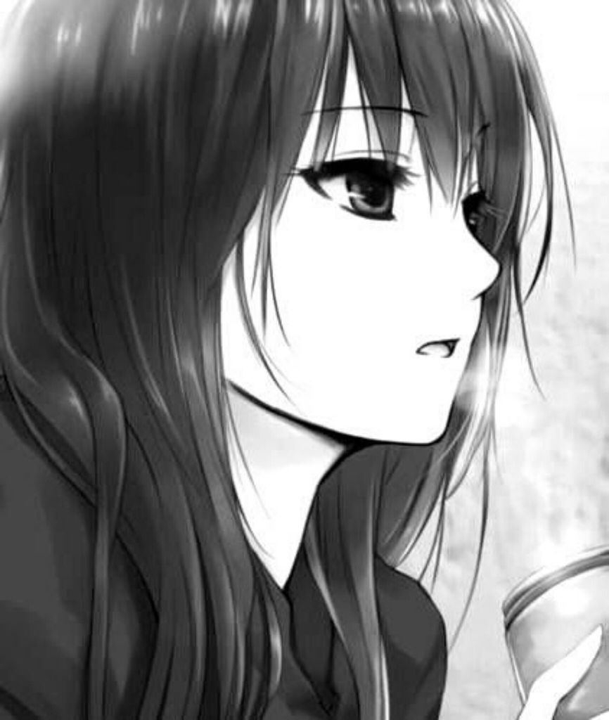 Sad Anime Girl Black and White Wallpapers  Top Những Hình Ảnh Đẹp