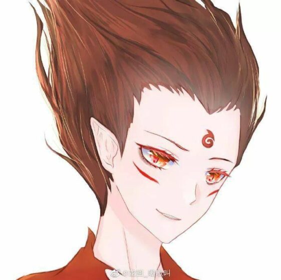 hình ảnh avatar anime nam tóc đỏ