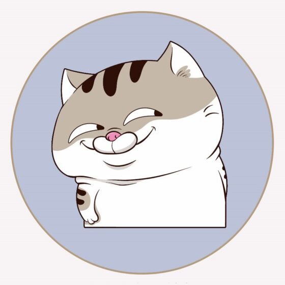 hình avatar hài khuôn mặt khó đỡ của chú mèo