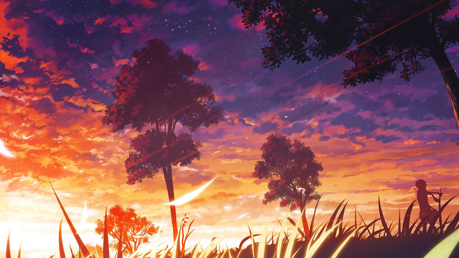 Cập nhật 101+ hình nền phong cảnh đẹp anime hay nhất - POPPY