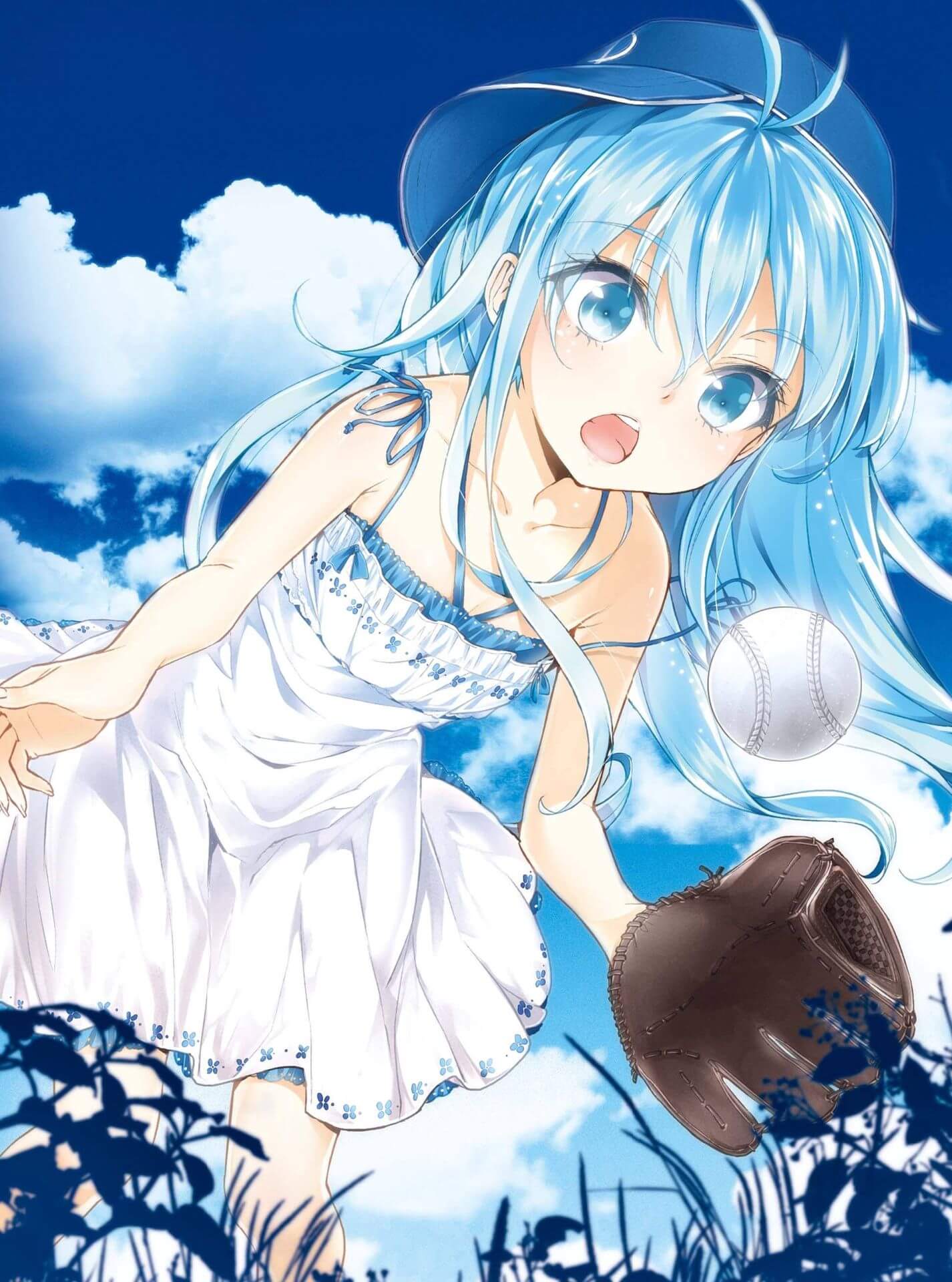 Xả ảnh anime Anime girl tóc xanh dương2 Wattpad