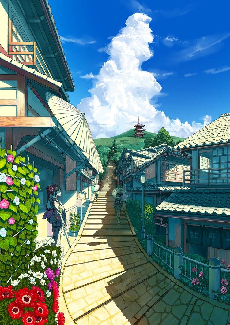 101 mẫu tranh phong cảnh anime đẹp nhất chất lượng cao tải miễn phí