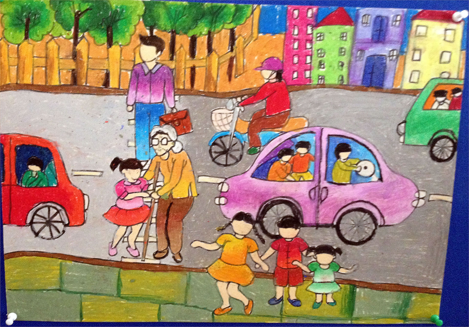 Tư vấn vẽ hình an toàn giao thông cho trẻ em