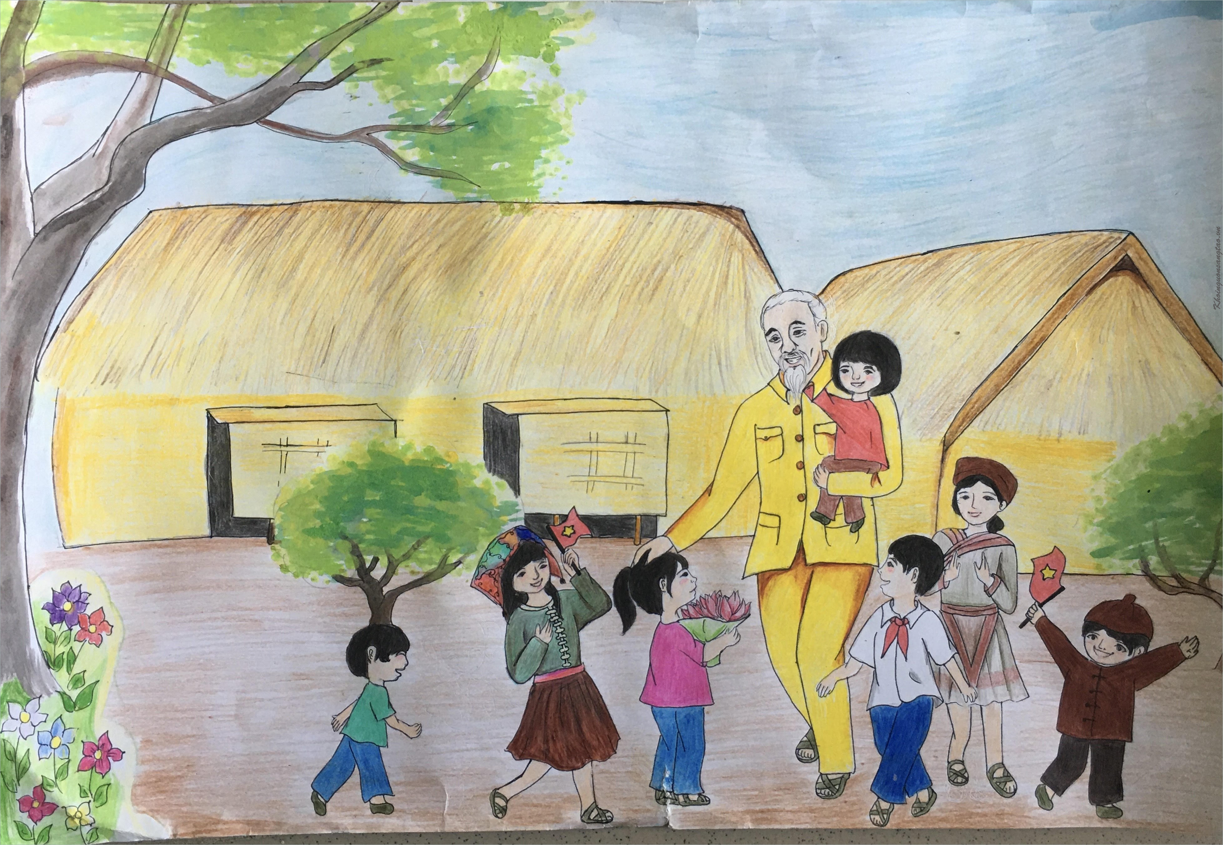 10X Bắc Ninh vẽ chân dung Bác Hồ bằng tên 63 tỉnh thành  Tuổi Trẻ Online