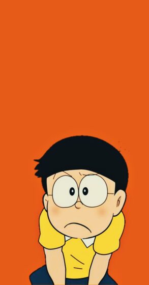 Ảnh Nobita ngầu cute mặt giận dữ
