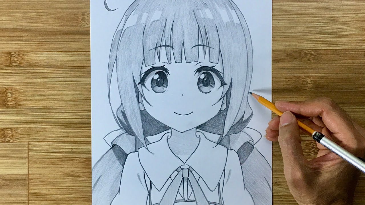 101+ Cách Vẽ Anime, Hình Vẽ Anime Cute Hột Me Đơn Giản