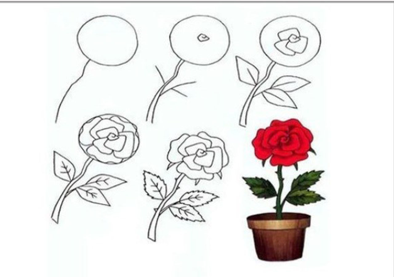 Cách vẽ hoa hồng đơn giản: Bạn muốn tìm cách vẽ hoa hồng đơn giản nhưng vẫn đẹp mắt? Hãy tìm hiểu cách vẽ hoa hồng đơn giản bằng những nét vẽ đơn giản và thao tác dễ dàng để tạo ra những bức tranh hoa hồng độc đáo và thú vị.