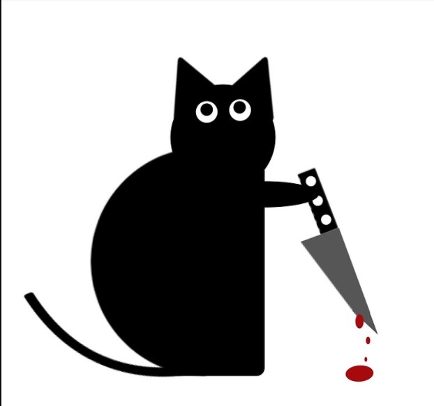 Mèo cầm dao bá đạo: Bạn đã từng nghĩ đến tình huống mèo cầm dao trong những bức tranh hài hước? Ảnh này sẽ khiến bạn cười toe toét và bất ngờ với sự \