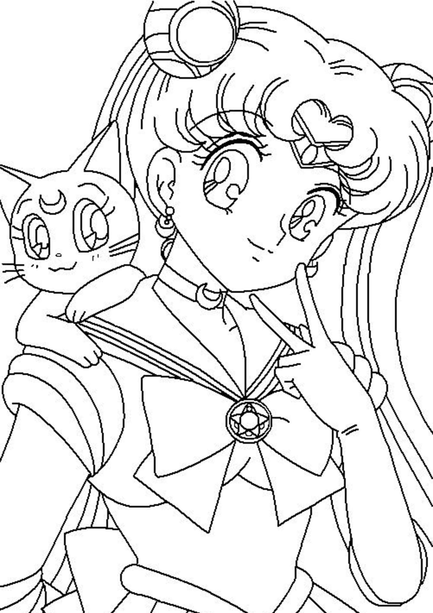 Vẽ Thuỷ Thủ Mặt Trăng  Draw Sailor Moon  An Pi TV Coloring  YouTube