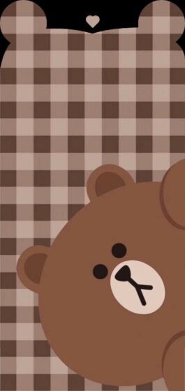 hình nền gấu brown dễ thương