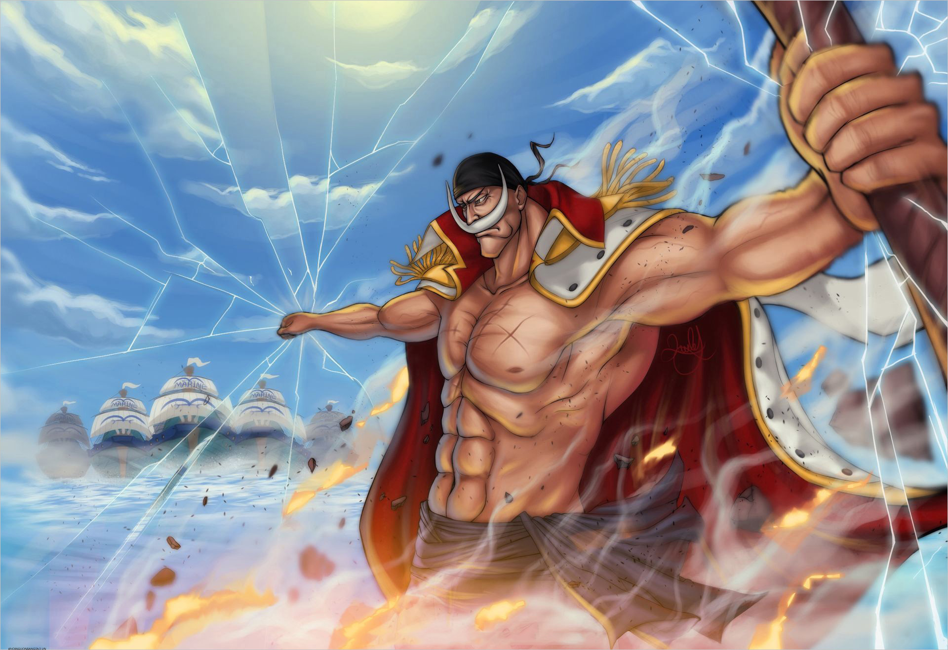 Hình Nền Ace One Piece Hỏa Quyền Cực Ngầu Đẹp Nhất