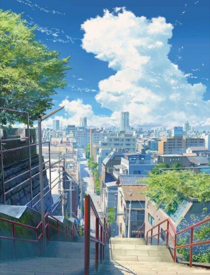 Khám phá hình nền anime thành phố tuyệt vời và cực kỳ sống động.