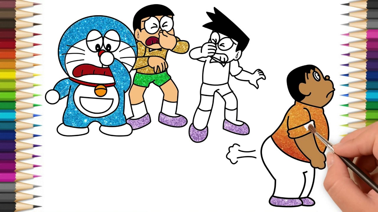 Cách vẽ Doraemon đơn giản bằng số 8 cực đẹp  How to draw Doraemon   Doraemon  YouTube
