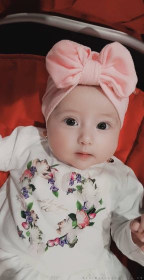 Image of a cute baby as beautiful as an angel