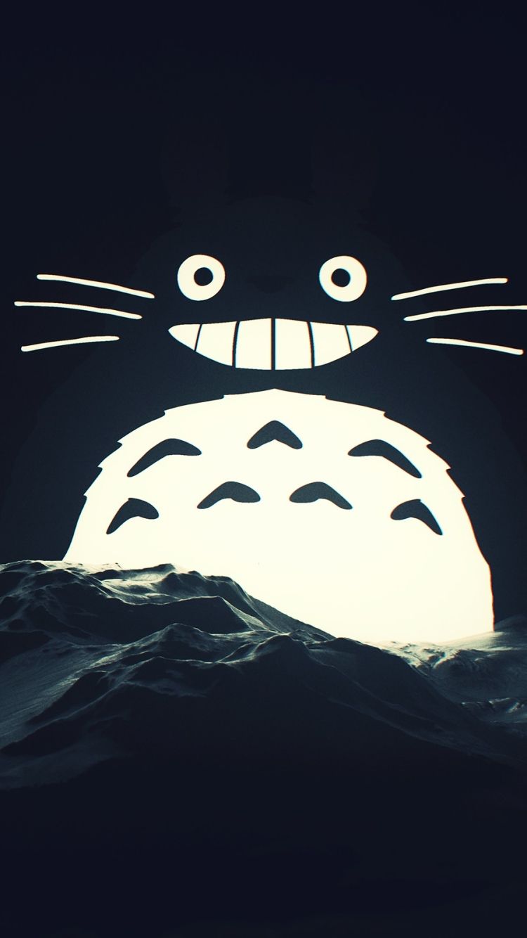 Hình nền  hình minh họa Đơn sắc Anime Hình bóng hoạt hình My Neighbor  Totoro Ghibli Studio Meo đen Con thỏ Động vật có vú Ảnh chụp màn hình Hình  nền