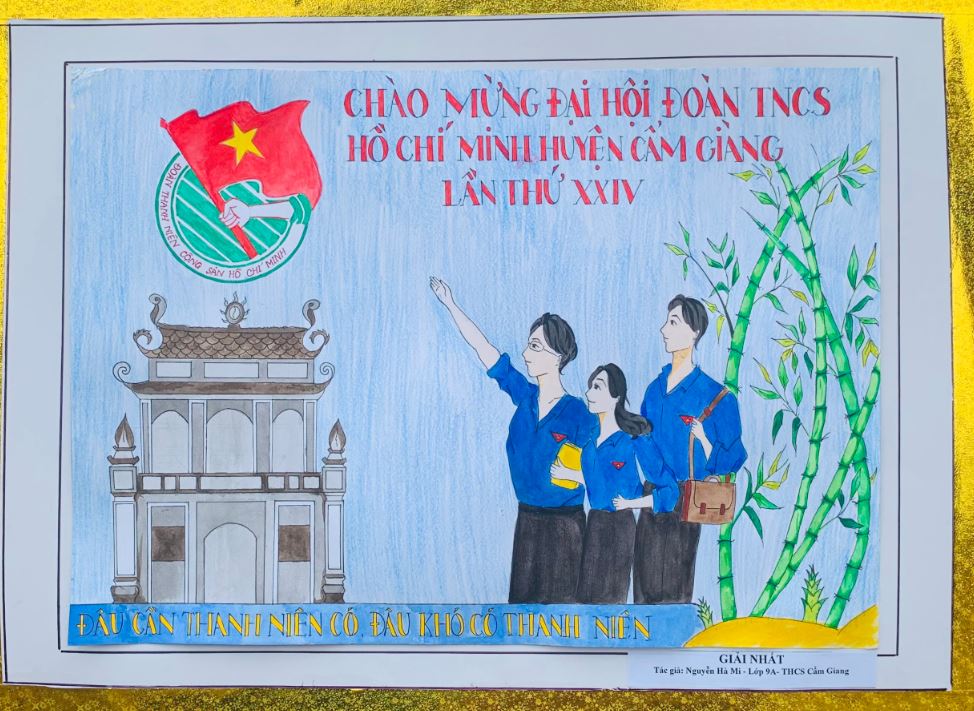 Tranh vẽ về Đoàn Thanh Niên Cộng Sản Hồ Chí Minh đẹp nhất