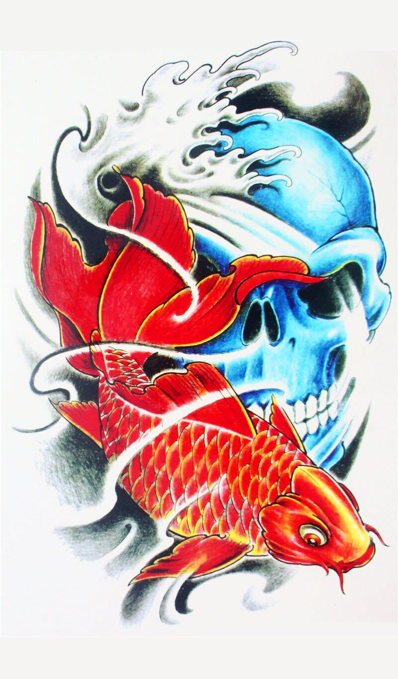 699 Das schönste Drachenkarpfen-Tattoo für Männer und Frauen 2023