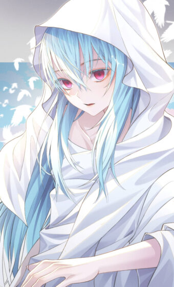 Ảnh nền Rimuru mặc đồ màu trắng