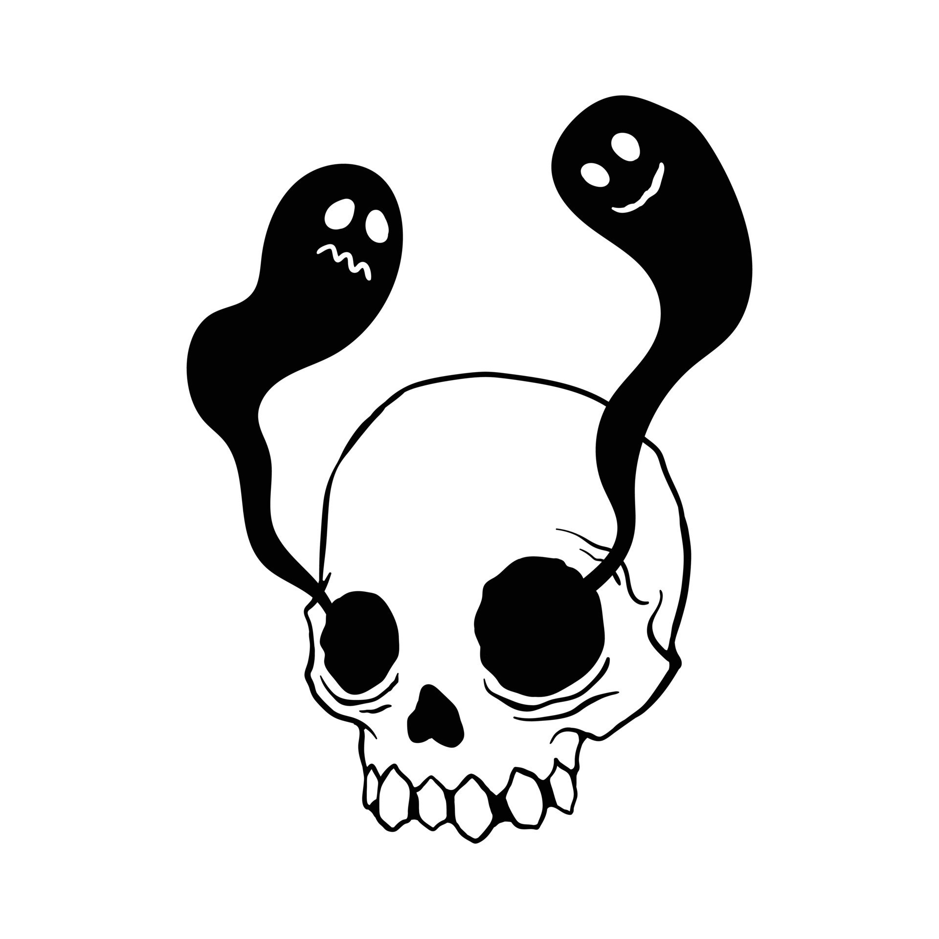 Tập vẽ đầu lâu 2  How to draw skull 2  Halloween vẽ hình xăm đầu lâu   YouTube