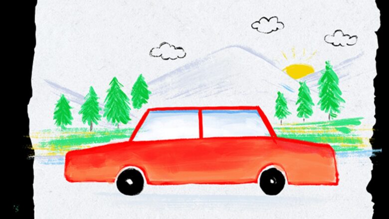 Cách vẽ ô tô mơ ước đơn giản