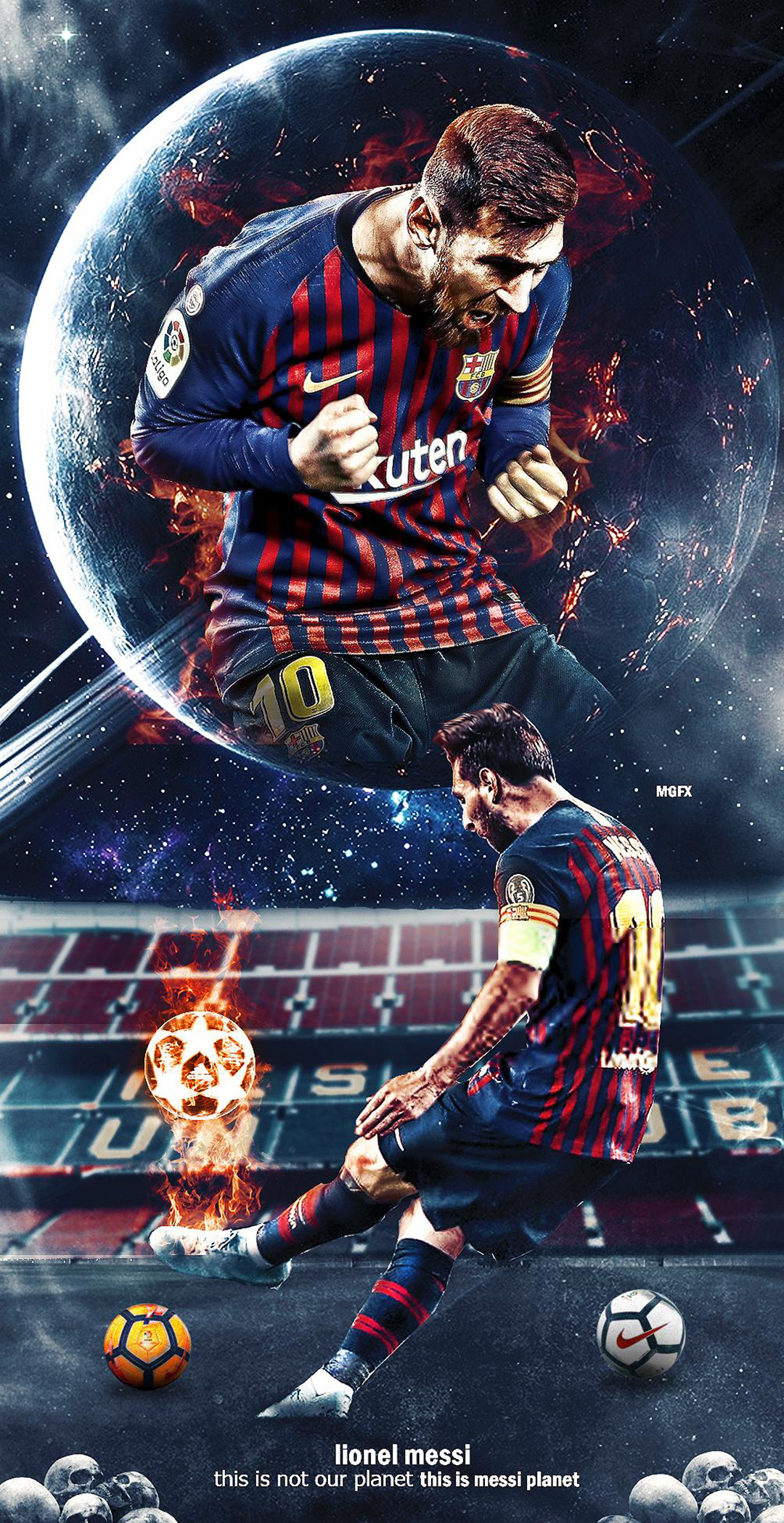Nếu bạn là fan của Messi thì không thể bỏ qua bộ sưu tập các ảnh nền điện thoại của anh ta. Được ví là một trong những cầu thủ vĩ đại nhất trong lịch sử bóng đá, Messi không chỉ là một trong những thần tượng của người hâm mộ mà còn là một nguồn cảm hứng cho những người yêu thích bóng đá. Hãy tải ngay những ảnh nền điện thoại Messi để cảm nhận sự vĩ đại của anh ta.