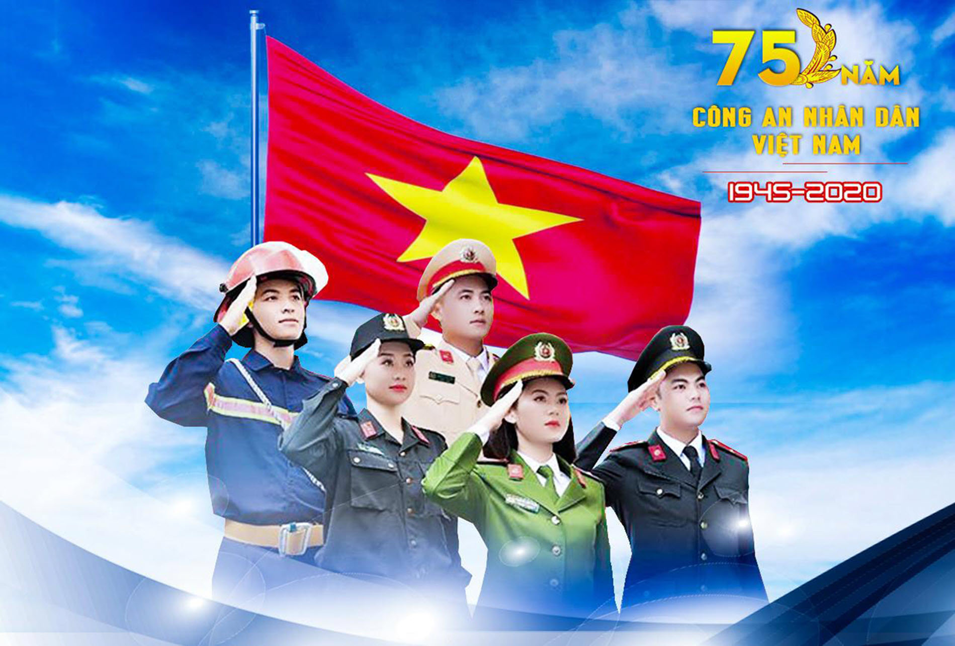 Sehen Sie neue Kostüme der Volkspolizei Gepostet in der Zeitung Bac Giang