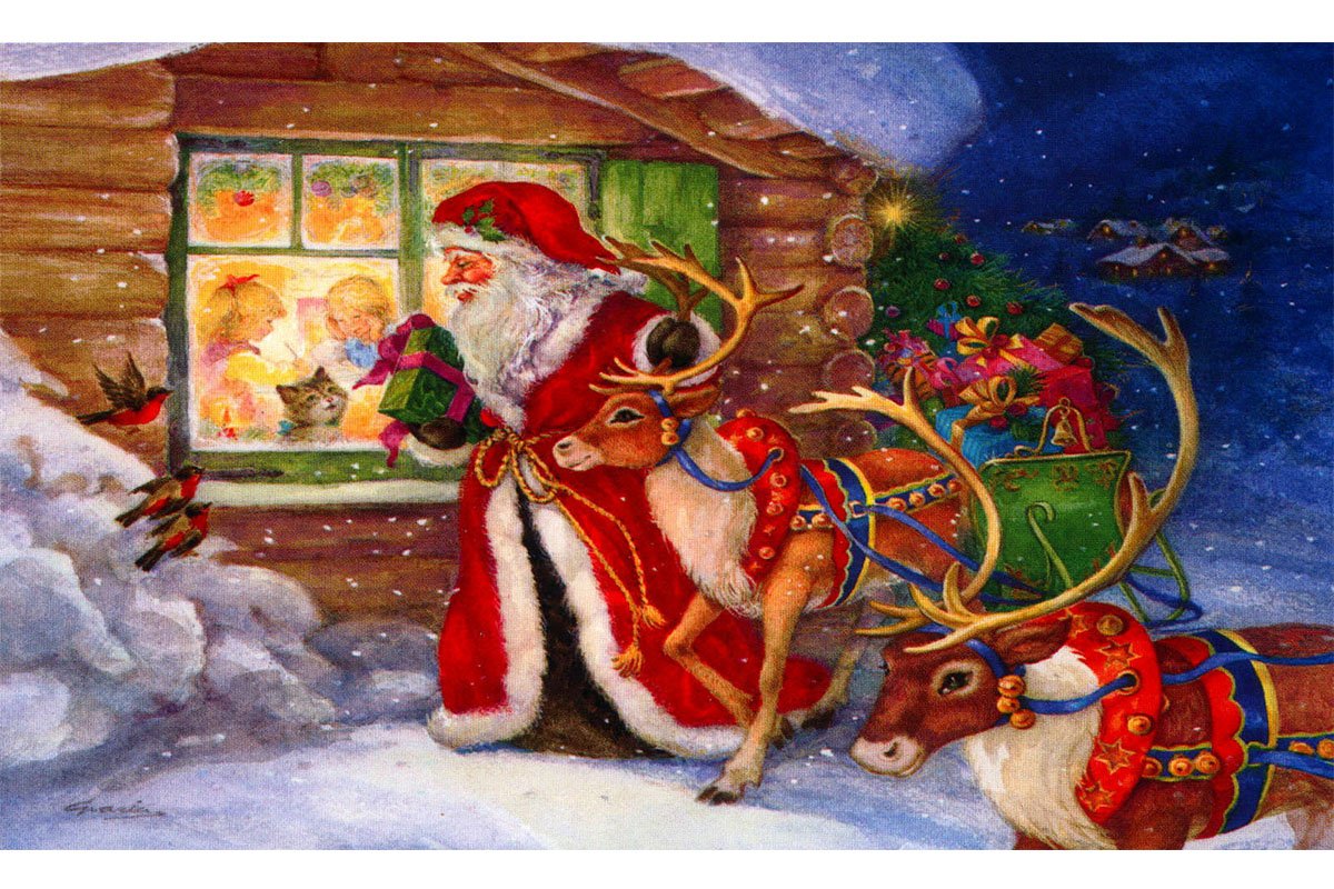 Vẽ Tranh Noel Giáng Sinh Đẹp  Nhân Dịp Noel Ấp Áp  Hoa Minh Ngọc