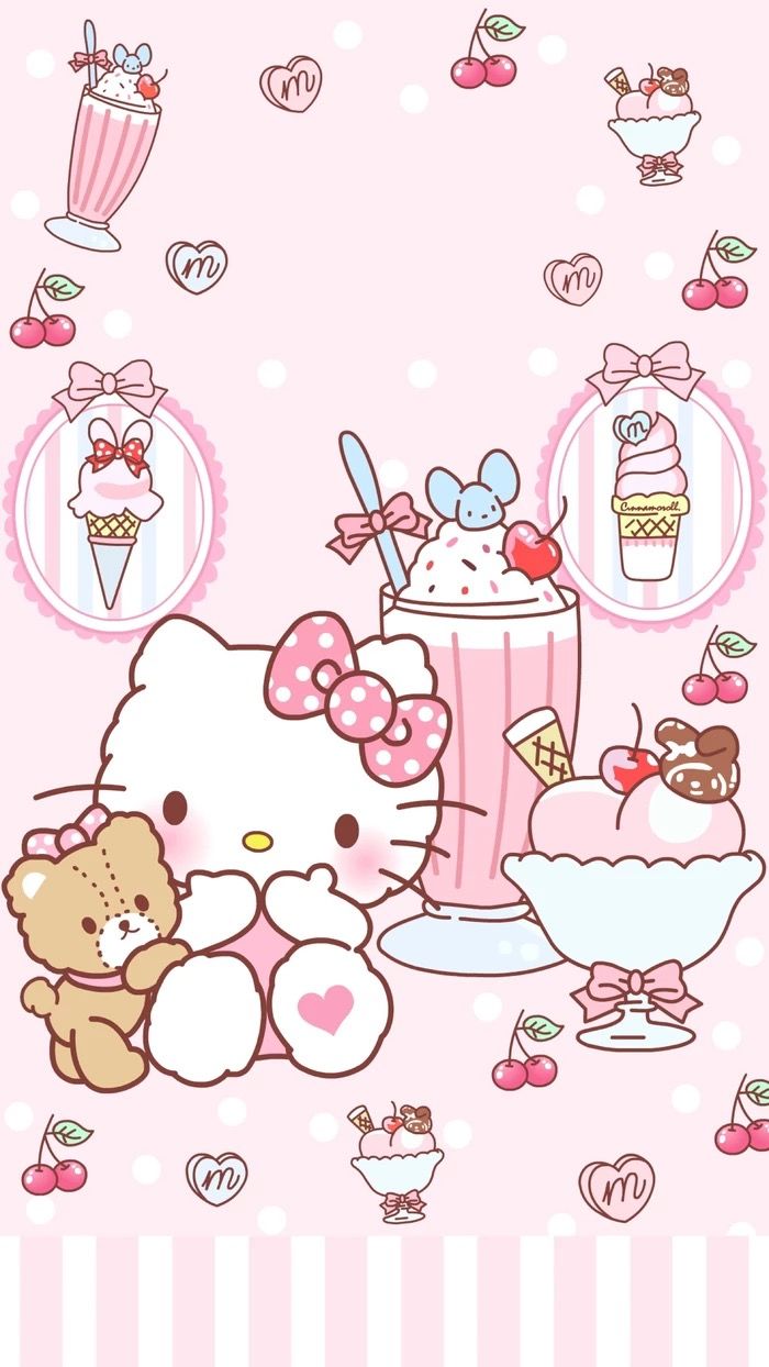 Top 103+ hình nền hello kitty màu hồng mới nhất - POPPY