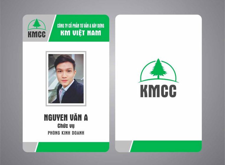 Mẫu thẻ nhân viên kmcc